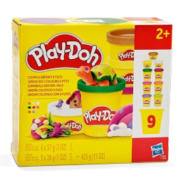 Hasbro Playdoh Colorful Compound 9 Pack - Garden